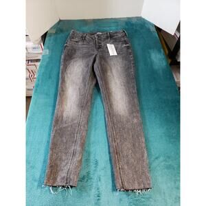 Old Navy Jeans Size 6 Womens Black Pants Denim Stretch High Rise Skinny NWT